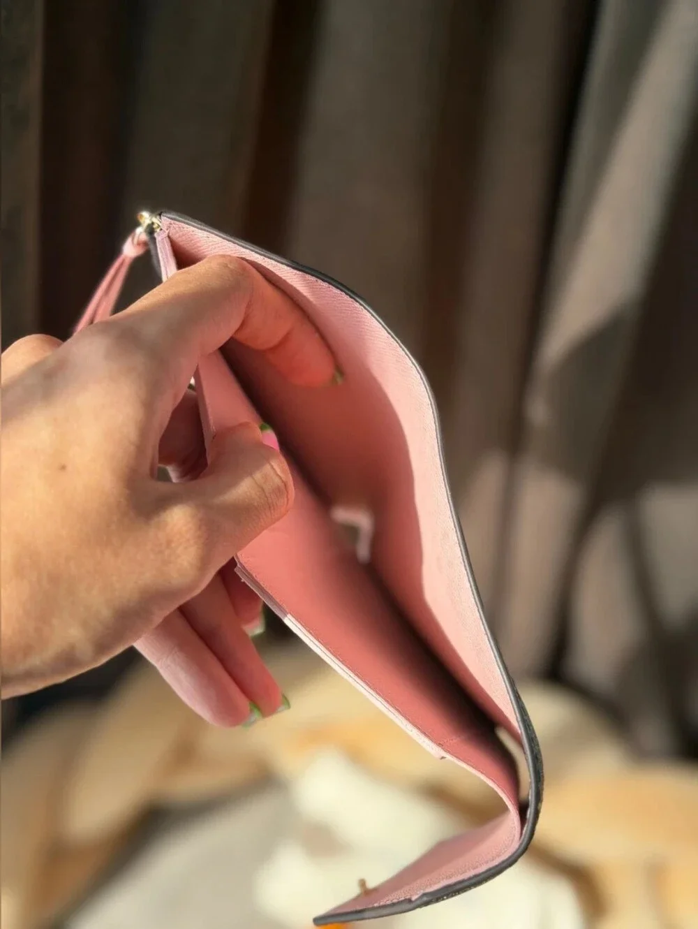Louis Vuitton Victorine Wallet Monogram Canvas Rose Ballerine Pink